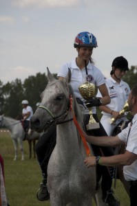 Tereza Kopecká a Armanda S, 1. miesto CEI* 80 km (A)